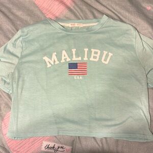 Malibu USA Flag Graphic Tee